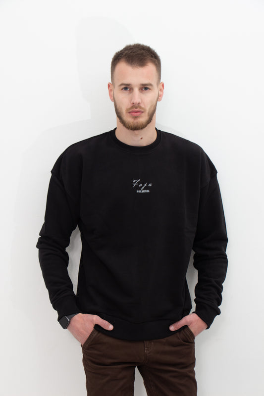 FOJA PREMIUM SWEATER -BLACK-